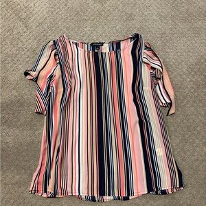 Roz & Ali Women’s Striped Blouse